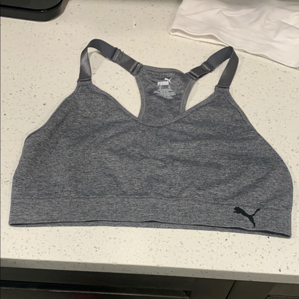 Puma Women's Gray Sports Bra